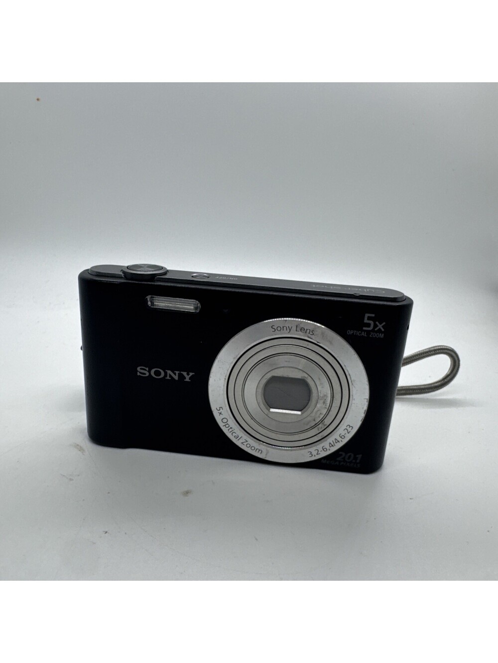 Sony Cyber-shot DSC-W800 20.1 MP 5x Optical Zoom Digital Camera Black Tested